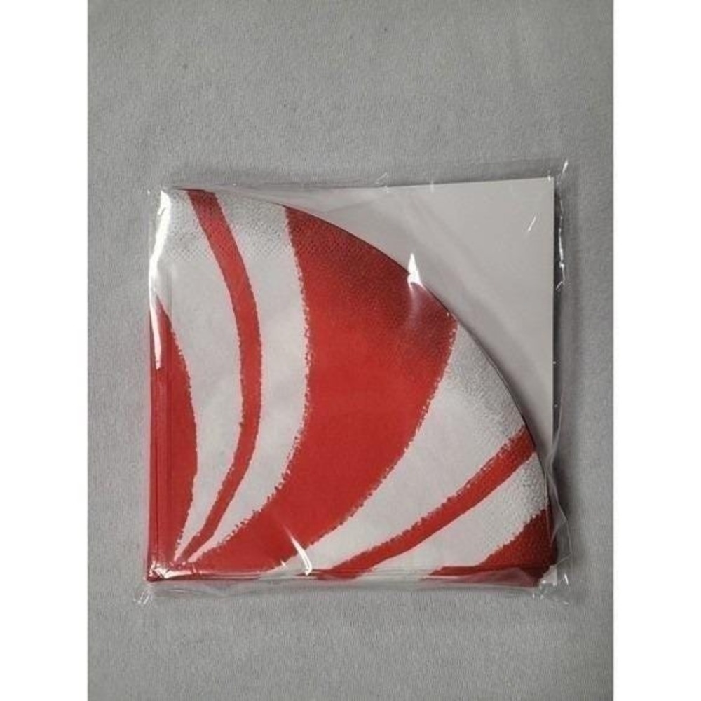 Place & Time Holiday Barware Red/White Striped Napkins 20 Ct; 7$ea; 3pkgs